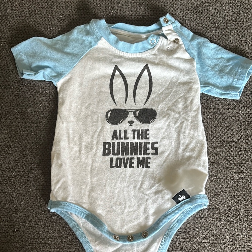 Littlest prince Easter onesie